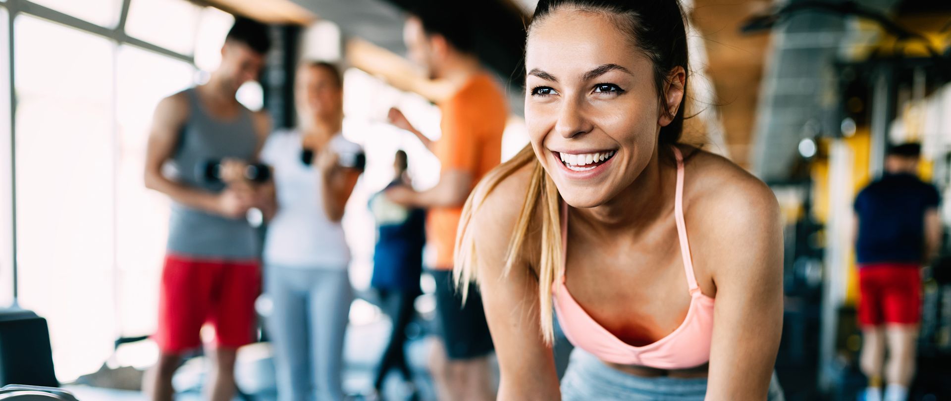 Active 31: Woman Smiling At Gym