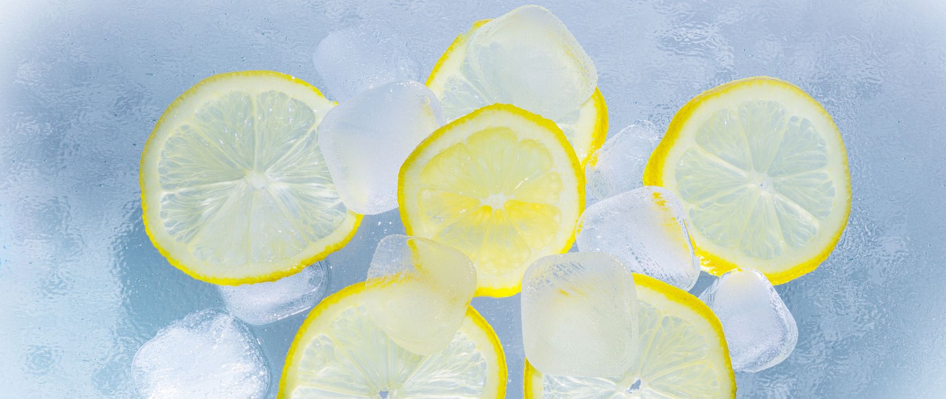 ice and lemon